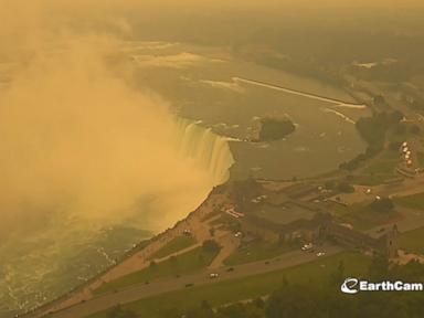 Source-feed image associated with Canadian wildfire smoke descends on parts of US, including New York City