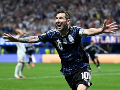 Source-feed image associated with Argentina advances to the World Cup final with 2-1 win over England