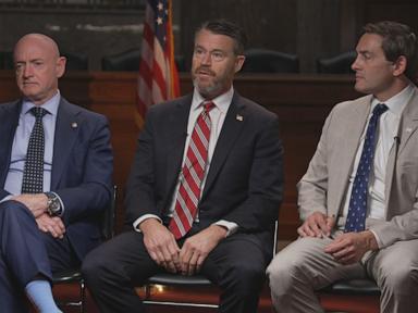 Source-feed image associated with Senate duo makes case for bipartisanship as divided nation marks 250th anniversary