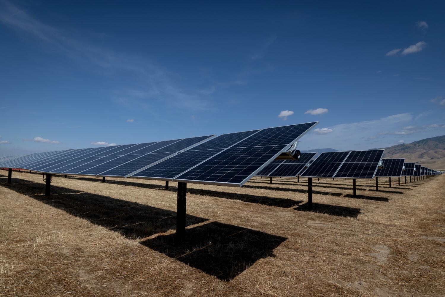 Source-feed image associated with California produced over half its May electricity from solar, a world record