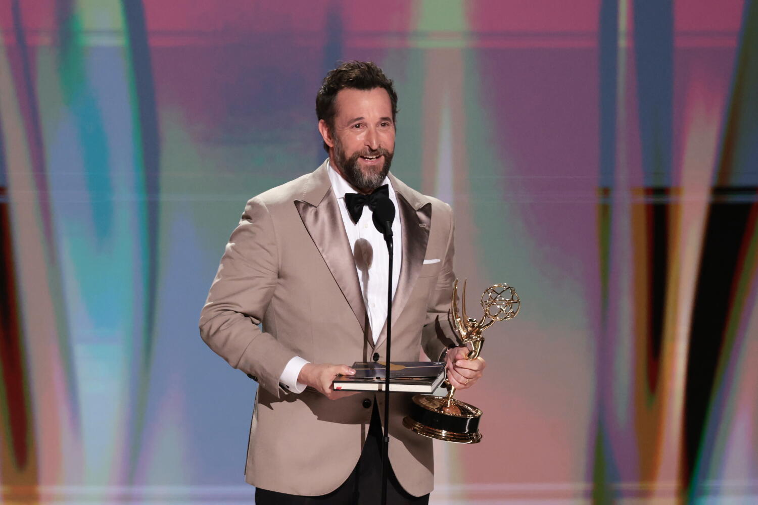 Source-feed image associated with Noah Wyle of 'The Pitt' wins Emmy for best actor in a drama series, his second