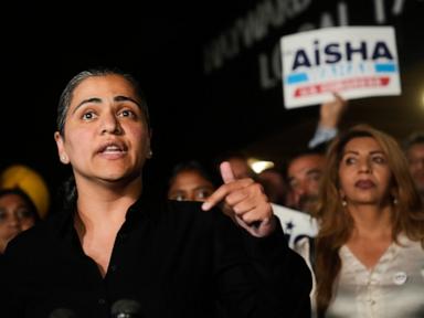 Source-feed image associated with California lawmaker Aisha Wahab wins special election to succeed Eric Swalwell