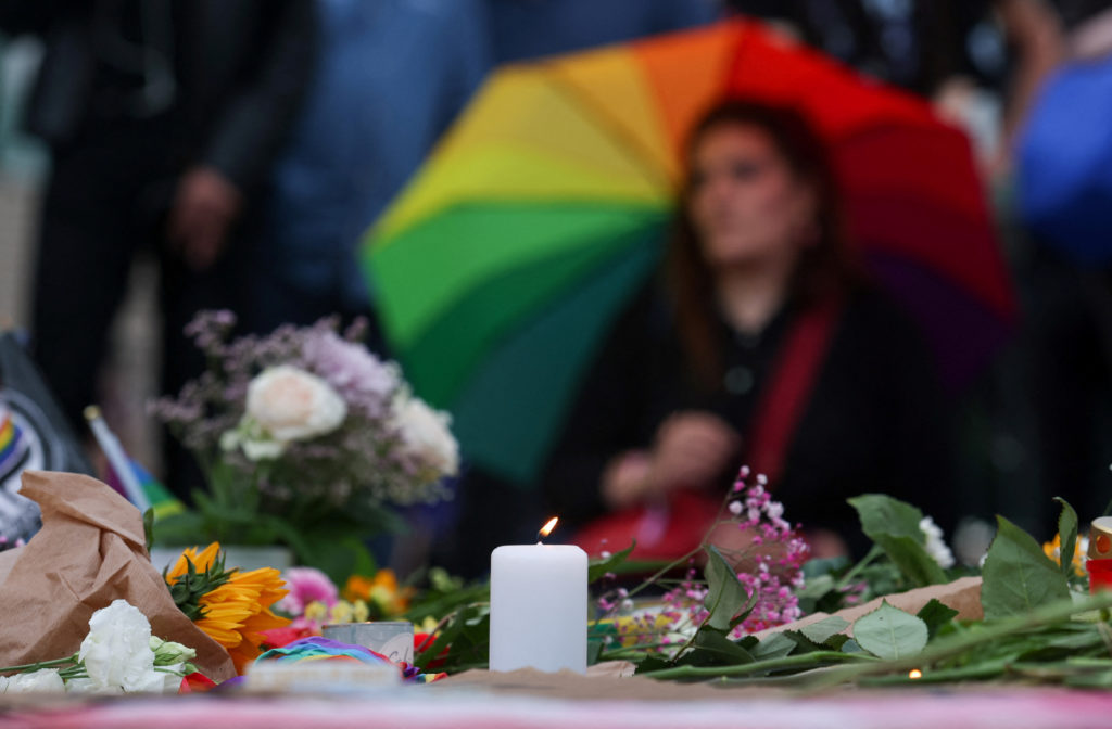 Source-feed image associated with Suspect in deadly Berlin Pride attack is killed in confrontation with police