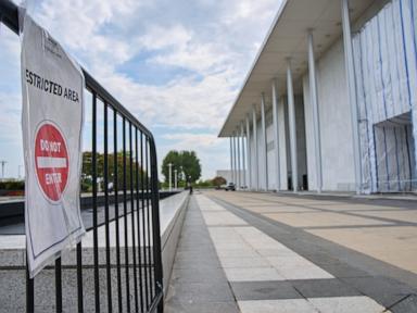 Source-feed image associated with Judge says Trump has to give 30 days notice before demolishing Kennedy Center