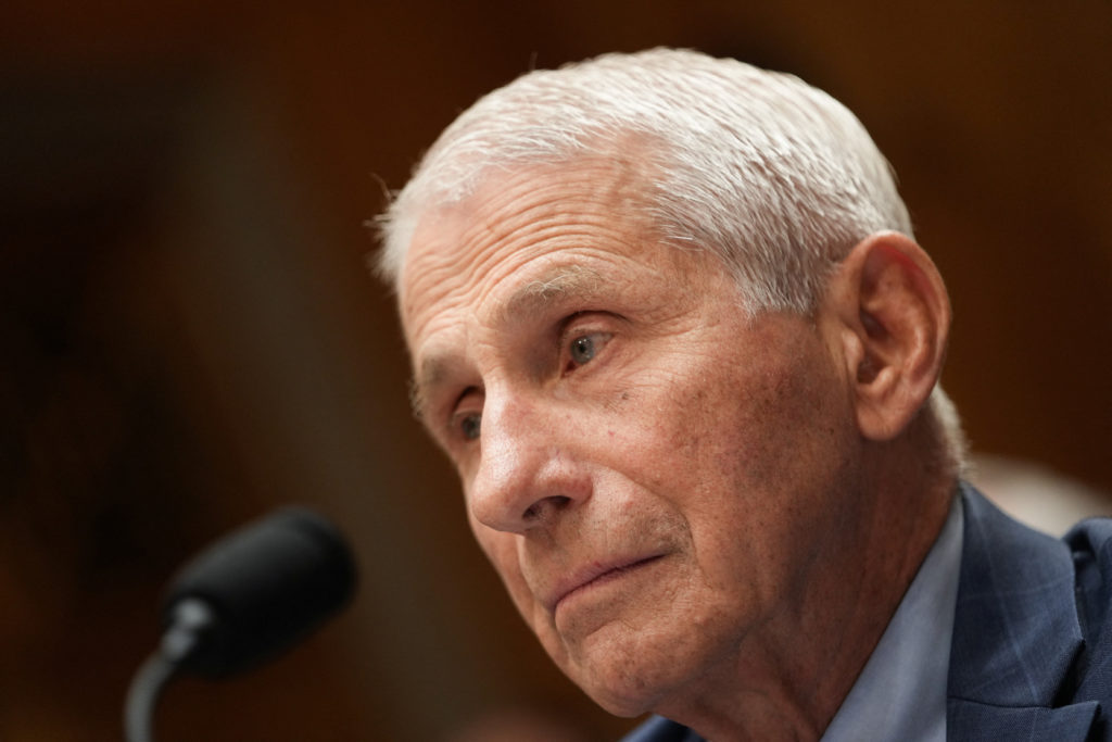 Source-feed image associated with WATCH: Fauci invokes 5th Amendment in GOP-led hearing about COVID-19 origins