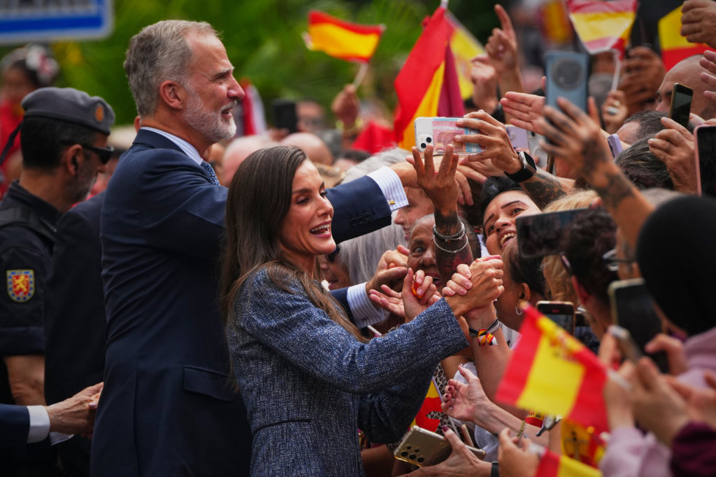 Image from linked report: In first visit to Ceuta, Spain's king asks for 'good faith' from Morocco after migration crisis