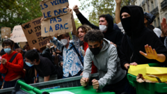 Image from linked report: France's school protests: What lies behind the anger