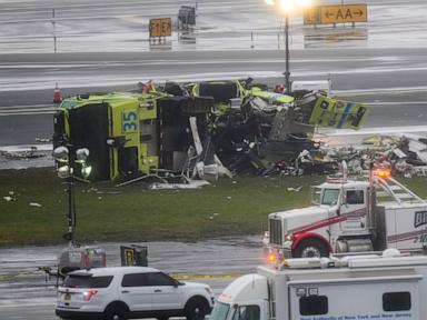 Source-feed image associated with FAA looking to fire air traffic controllers after deadly March collision: Sources