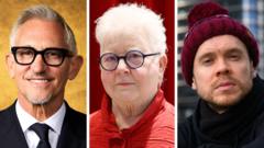 Source-feed image associated with Gary Lineker among millionaires asking Andy Burnham to tax them more