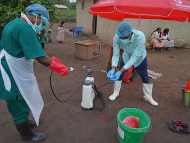Source-feed image associated with WHO says Congo's Ebola outbreak started months before it was declared