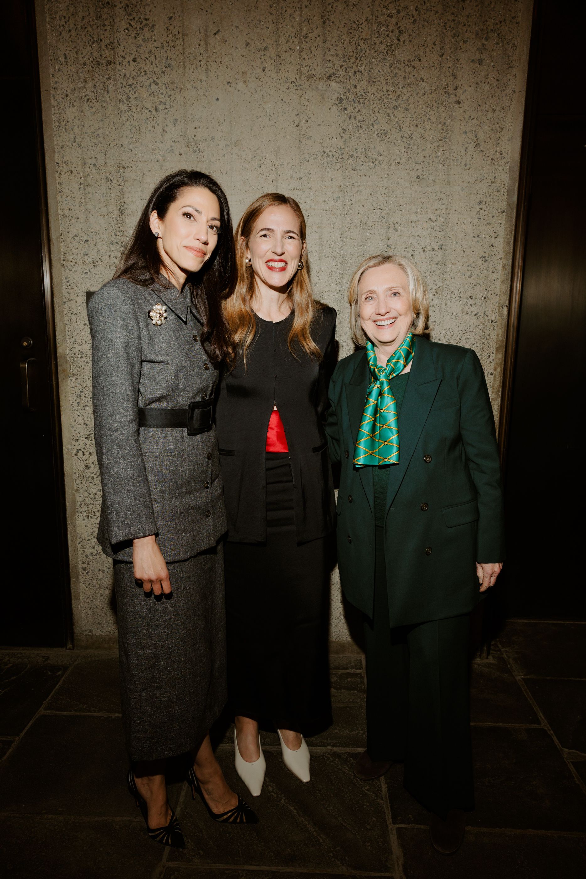 Image from linked report: Hillary Clinton, Huma Abedin, and Katie Couric Helped Argent Celebrate Ten Years of Work Friends