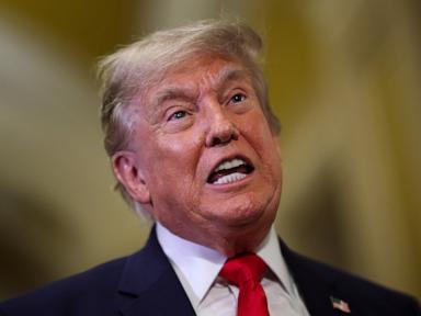 Source-feed image associated with Trump and Cassidy clash over war powers vote in meeting with Republican senators