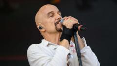 Source-feed image associated with James forced to pull out of Belladrum headline slot as Tim Booth loses voice