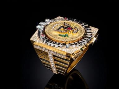 Source-feed image associated with Belgian diamond group that won tariff relief gifted Trump a lavishly encrusted ring