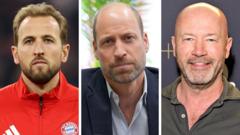 Source-feed image associated with Prince William, Kane and Shearer in campaign to use sport to prevent suicide