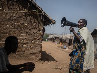 Source-feed image associated with In Congo displacement camp, fighting Ebola with sand, oatmeal and one thermometer but no water