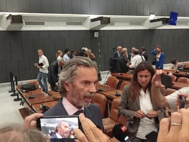 Source-feed image associated with Verdict due in trial over 2018 bridge collapse in Italy that killed dozens