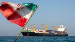 Source-feed image associated with Who does Iran trade with and what could Trump's 'economic D-Day' mean?