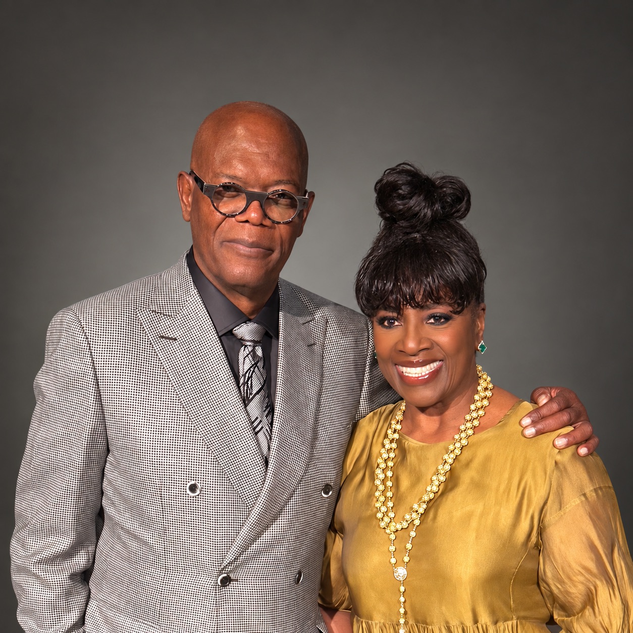 Image from linked report: Samuel L. Jackson and LaTanya Richardson Jackson to Receive the Clarence & Jacqueline Avant Humanitarian Award at HollyRod Gala (EXCLUSIVE)