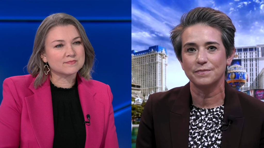 Image from linked report: Tamara Keith and Amy Walter on Trump's payout promises