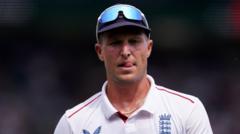 Source-feed image associated with Carse dropped from England squad for second Test after nightclub incident