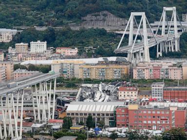 Source-feed image associated with Deliberations underway in trial over 2018 bridge collapse in Italy that killed dozens