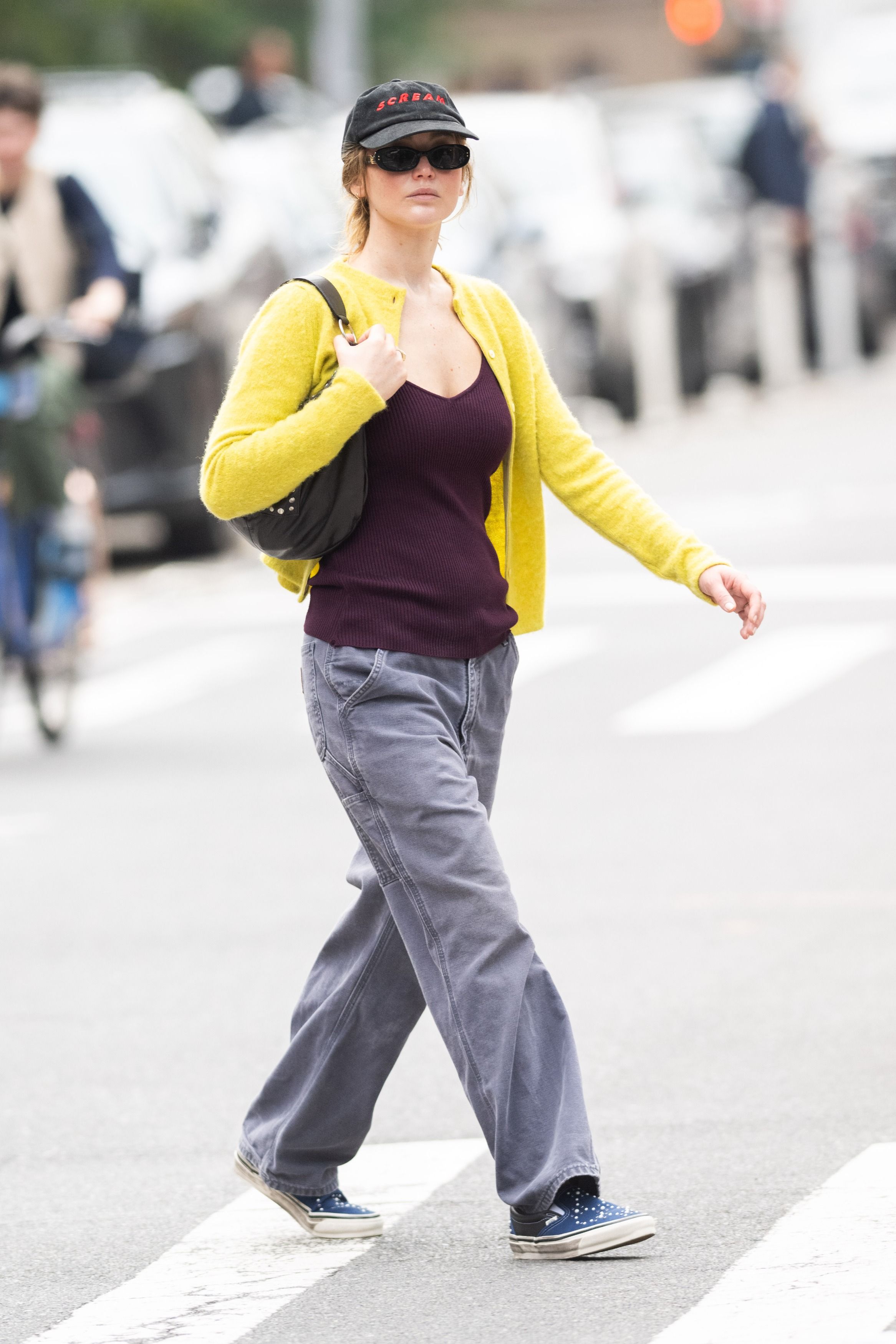 Image from linked report: Jennifer Lawrence Adds Sk8r Boi Staples to Her Fall Wardrobe
