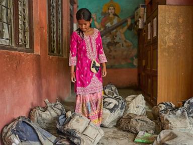 Source-feed image associated with Saved by a lunch break: Nepal floods destroyed many schools, but students at this school survived