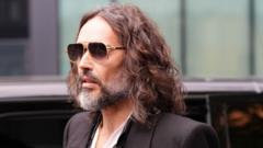 Image from linked report: Russell Brand was a 'sexual predator', prosecution alleges as rape trial begins