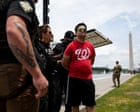 Source-feed image associated with Man arrested near Trump’s reflecting pool plans to fight obscenity charge