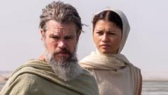 Source-feed image associated with Millions see leaked copy of The Odyssey movie on X