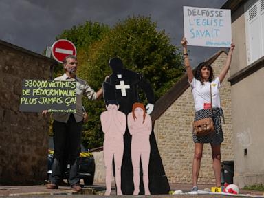 Image from linked report: Pope Leo XIV will meet with the French abuse survivors as critics demand action