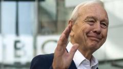 Source-feed image associated with Ex-BBC presenter John Humphrys on being drunk during live Nixon resignation report