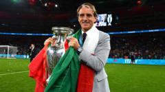 Source-feed image associated with Mancini reappointed Italy boss after Pirlo controversy