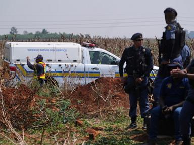 Source-feed image associated with A ninth woman's body is found in South Africa as police investigate series of killings