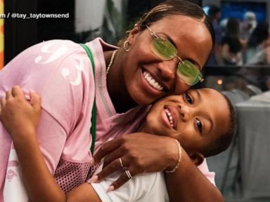 Source-feed image associated with WATCH: Mom tennis players make a splash at 2026 US Open