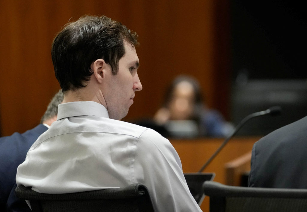 Source-feed image associated with Lawyers for man accused of killing Charlie Kirk try to block prosecutors from seeking death penalty