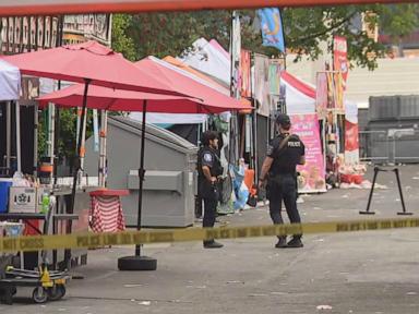 Source-feed image associated with 'Horrific violence': 3 dead, 4 hurt in shooting at food festival
