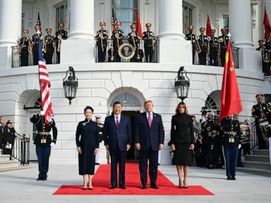 Image from linked report: Trump touts 'truly great friendship' with China's Xi amid high-stakes state visit