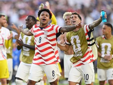 Source-feed image associated with How 'Country Roads' became the soundtrack of the US team's World Cup run
