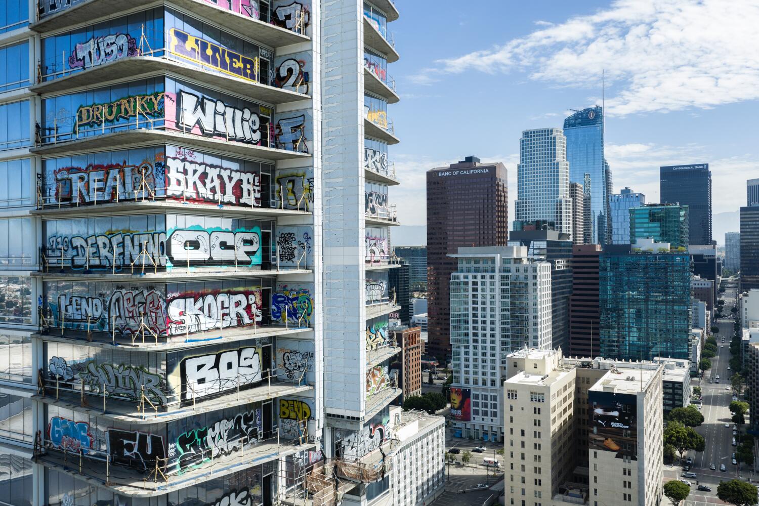 Source-feed image associated with Graffiti towers set to be cleared for cleanup and sale