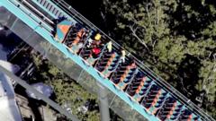 Image from linked report: One dead and several hurt after rollercoaster incident at Six Flags