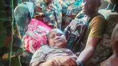 Source-feed image associated with Nigerian army frees widow of ex-general who died in captivity