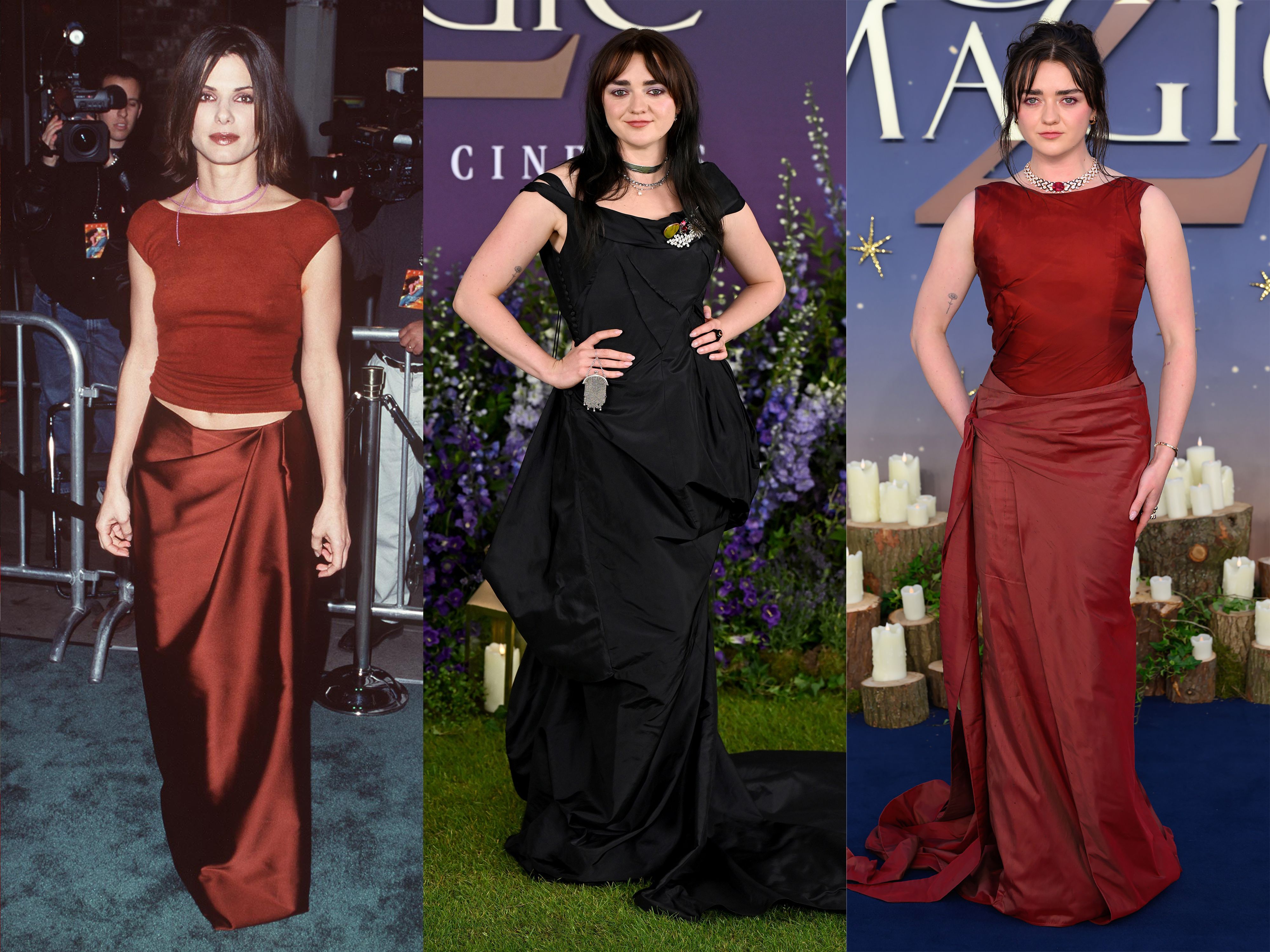 Source-feed image associated with The Muse For Maisie Williams’s Practical Magic 2 Looks? Sandra Bullock