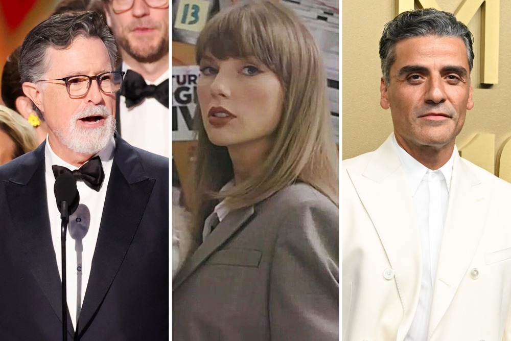 Source-feed image associated with Emmys 2026 Snubs and Surprises: Colbert’s Final Season Wins, Oscar Isaac Can’t Stop Matthew Rhys, Taylor Swift Crashes the Party and More