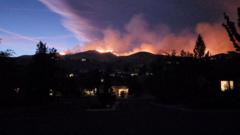 Source-feed image associated with Nearly 90,000 told to evacuate as wildfire approaches Reno, Nevada