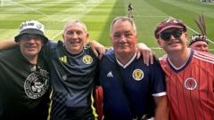 Source-feed image associated with 'Absolutely buzzing': Scotland fans arrive on US soil