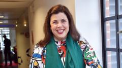 Source-feed image associated with Kirstie Allsopp airlifted to hospital after fall during birthday celebrations