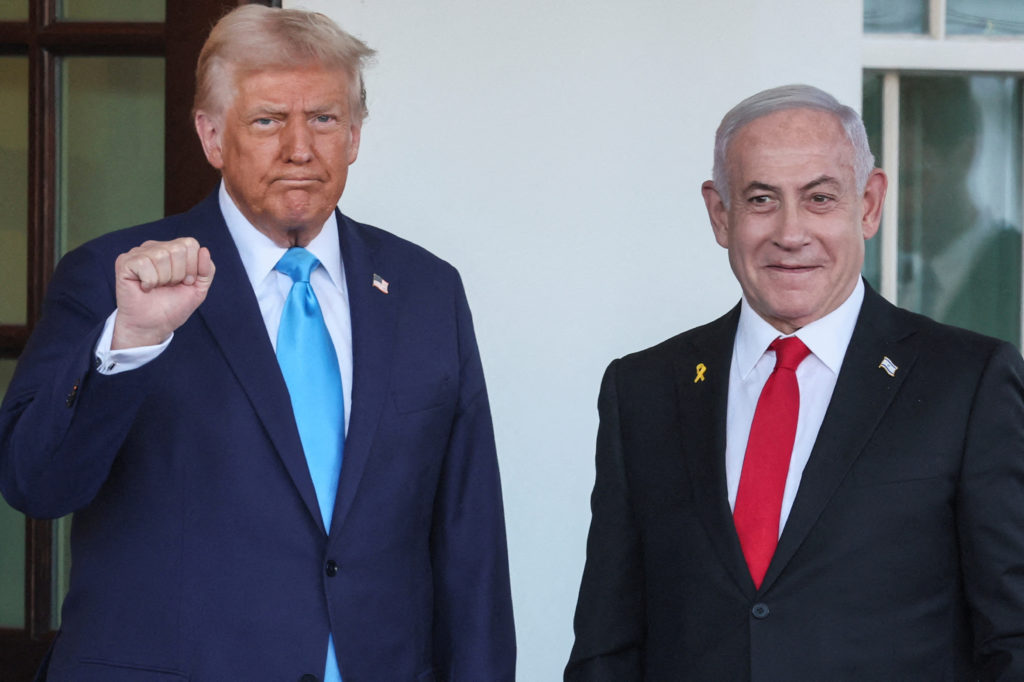 Source-feed image associated with Trump's relationship with Netanyahu frays as he pursues a deal with Iran