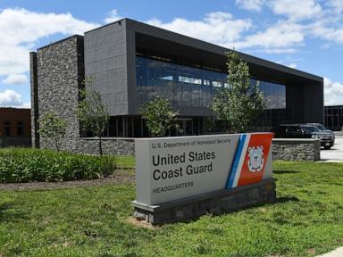 Source-feed image associated with Coast Guard helicopter crashes on a training mission in Alaska and four crew members are injured